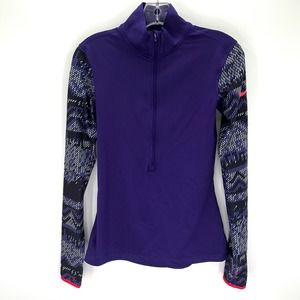Nike Pro Dri Fit Women’s Quarter Zip sweatshirt athletic top
